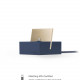 Докстанция Native Union Dock+ Lightning Midnight Blue/Gold (DOCK+-IP-CABLE-MAR)